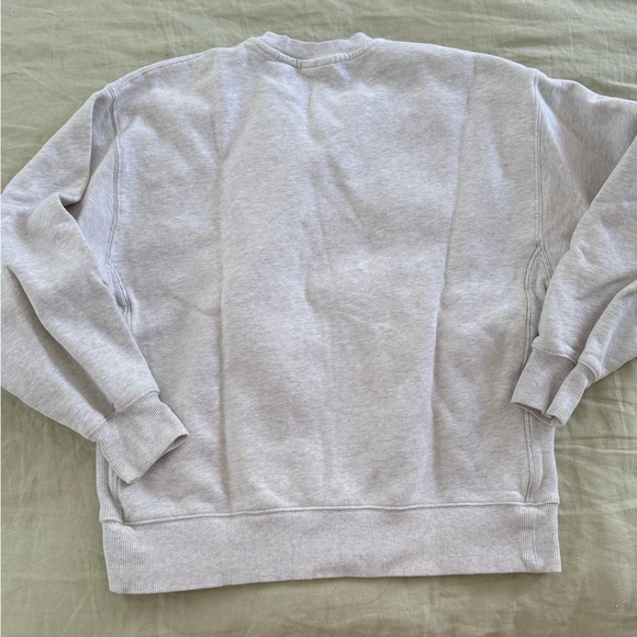 ARITZIA TNA Cozy Sweatfleece Boyfriend Crew Sweatshirt - Small - Picture 5 of 7